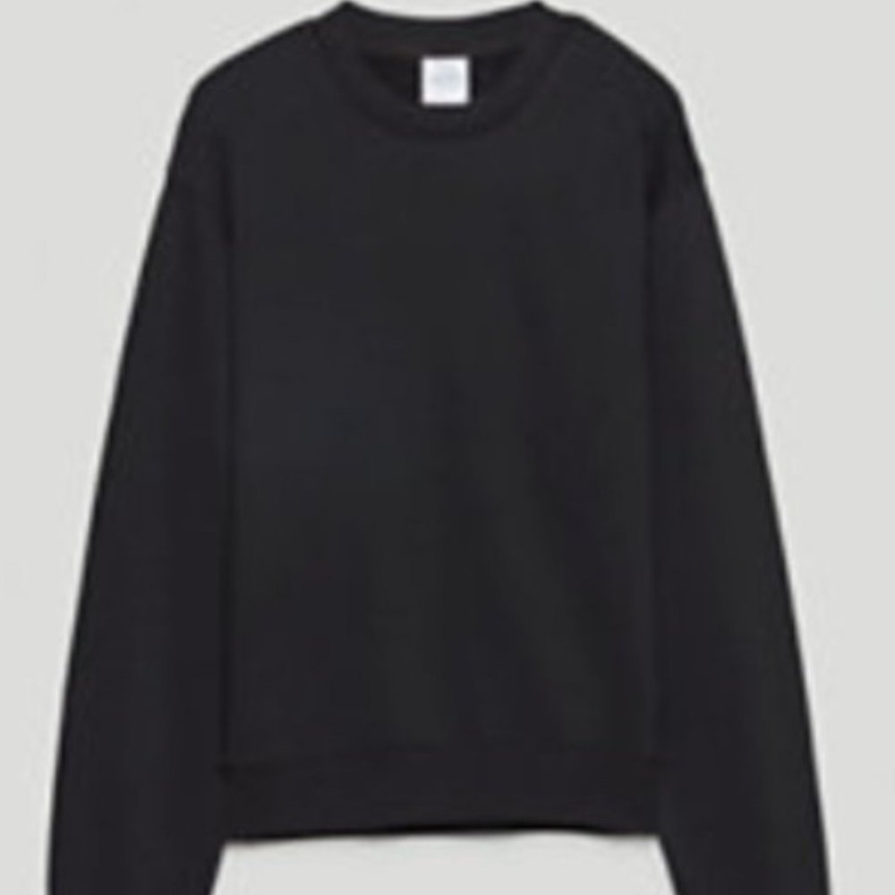 TNA Black Airy Crewnect Sweatshirt